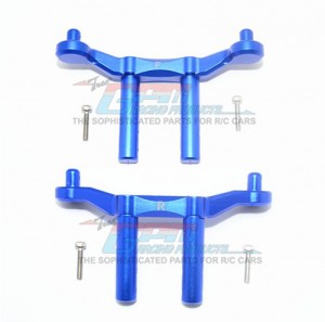 GPM MAG201FR ALUMINUM FRONT & REAR BODY MOUNT & POST AR320404 ARRMA 1/10 GRANITE / BIG ROCK 4X4 V3 3S - BLUE - MAG201FR-B