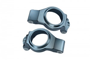 GPM TXM019 ALUMINIUM FRONT C HUBS FOR TRAXXS 1/5 X-MAXX 6S 8S MONSTER - Gun silver - TXM019-GS