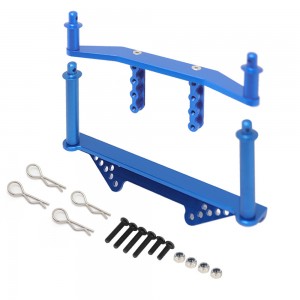 ALUMINIUM ADJUSTABLE FRONT & REAR BODY POST MOUNT 1914R FOR TRAXXAS 1/10 SLASH 2WD / SLASH VXL TRUCK - TRX-1914R/B