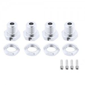 ALUMINUM 17mm HEX WHEEL HUB SET 5533 FOR TRAXXAS REVO / SUMMIT / XO-1 / DRAG SLASH / STAMPEDE / T-MAXX - TRX-5353/SI