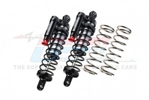 GPM XRT172F/R/LA ALUMINIUM 6061-T6 FRONT / REAR L-SHAPE PIGGY BACK ADJUSTABLE SPRING DAMPERS 7861 TRAXXAS 1/6 4WD XRT 8S 78086-4 - SILVER - XRT172F/R/LA-S-BK