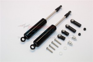 ALUMINIUM FRONT/REAR INTERNAL SHOCKS  AXIAL SMT10 - MJ125-BK-BEBK