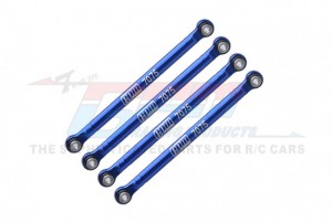 GPM ALUMINUM 7075-T6 FRONT & REAR LOWER CHASSIS LINKS PARTS AXI204004 AXIAL 1/24 AX24 XC-1 4WS CRAWLER BRUSHED RTR AXI00003 - BLUE - AX24014FR-B