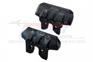 GPM SLE330FR ALUMINIUM 7075-T6 FRONT & REAR BUMPER 9535 9536 TRAXXAS 1/8 4WD SLEDGE MONSTER TRUCK 95076-4 - BLACK - SLE330FR-BK