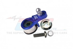 GPM TRX4025TSN ALUMINUM 6061-T6 SERVO HORN W. BUILT-IN SPRING FOR LOCKING DIFF 5669 1/10 TRAXXAS TRX-4 RC CRAWLER - BLUE - TRX4025TSN-B