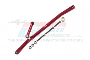 GPM LMT161N ALUMINUM 6061-T6 FRONT STEERING TIE RODS LOS241030 LOSI RC 1/8 LMT 4WD SOLID AXLE MONSTER - RED - LMT161N-R