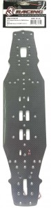 3RACING SAK-C104/V2 Main Graphite Chassis For 3RACING Cero 1/10 RC Touring Car - SAK-C104/V2