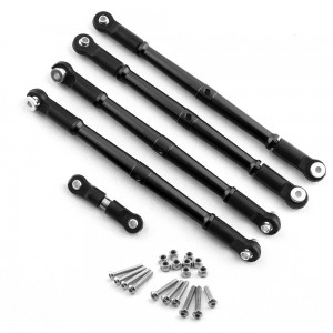Aluminium Front & Rear Tie Rod Set W/ Steering Rod For ARRMA 1/8 KRATON OUTCAST 6S BLX - MAK135/BK