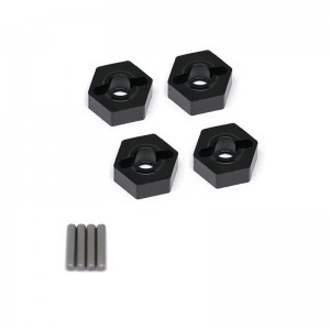 Aluminium Wheel Hex Adaptor - 14mm ARRMA SENTON GRANITE BIG ROCK TYPHON 6S BLX - BLACK - HEX14/BK
