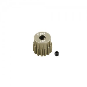 STEEL 7075 Hard Coated M0.6 Pinion Gear Set 13 - 33T 3.175mm Holes 1/10 TAMIYA TT02 XV02 Car - PG0614T