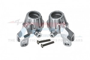 GPM TXMS021N ALUMINUM 7075-T6 FRONT STEERING BLOCKS 8937 TRAXXAS 1/10 MAXX MONSTER 89076-4 / 1/8 MAXX SLASH 6S 102076-4 - SILVER - TXMS021N-S