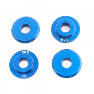 Aluminium 7075 Wheel Hex Shim Pad 12mm For TRAXXAS 1/7 RC UNLIMITED DESERT RACER PRO-SCALE 4X4 85076-4 - BLUE - UDR-001/BU