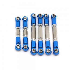 Aluminum Full Tie Rod Links Set AR330446 1/10 Arrma Senton / Vorteks / Typhon / Granite / Big Rock 6S BLX - BLUE - AR330446/BU