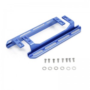Aluminium Skid Side Pedal  Rock Sliders For 1/10 RC TRAXXAS TRX-4 FORD BRONCO TRAIL CRAWLER 82046-4 - TRX4-014X/BU