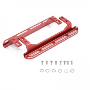 Aluminium Skid Side Pedal  Rock Sliders For 1/10 RC TRAXXAS TRX-4 FORD BRONCO TRAIL CRAWLER 82046-4 - RED - TRX4-014X/RE