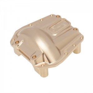 BRASS FRONT / REAR GEARBOX AXLE COVER AXI252002 1/6 AXIAL SCX6 RC TRUCK AXI05000 - SCX6-04/BR