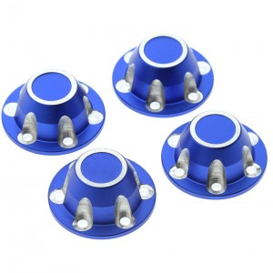 Aluminum Hex Wheel Hub Cap - 32mm 1/6 AXIAL SCX6 RC TRUCK AXI05000 - BLUE - SCX6-05/BU