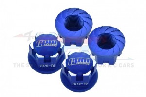 GPM ER2005A ALU 7075-T6 WHEEL LOCK 7758 TRAXXAS RC E-REVO / WIDE MAXX / SLEDGE - BLUE - ER2005A-B