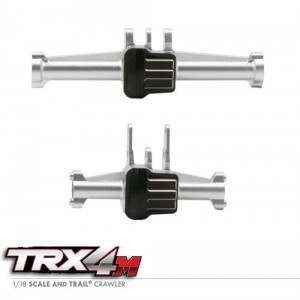 ALUMINIUM FRONT & REAR DIFF AXLE HOUSING 9741 1/18 Traxxas RC TRX-4M CRAWLER 97074-1 97054-1 - TRX4-9741/SI