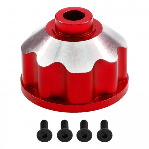 ALUMINUM DIFF CASE FOR FRONT / REAR / CENTER 8981 TRAXXAS 1/10 4WD MAXX 89076-4 / WIDE MAXX MONSTER 89086-4 - RED - TRX-8981/RE