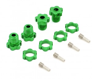 Aluminum Splined Wheel Hubs -17mm 5353X TRAXXAS 1/10 E-Maxx T-Maxx 2.5 Revo 3.3 Summit Monster Truck - TRX-5353X/GR
