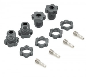 Aluminum Splined Wheel Hubs -17mm 5353X TRAXXAS 1/10 E-Maxx T-Maxx 2.5 Revo 3.3 Summit Monster Truck - TRX-5353X/GS