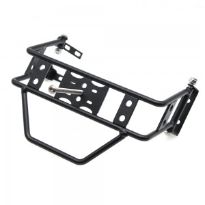 Metal Rear Bumper Spare Tire Frame Mount For 1/10 TRAXXAS TRX-4 AXIAL SCX10 Crawler Truck - TR4-011/BK