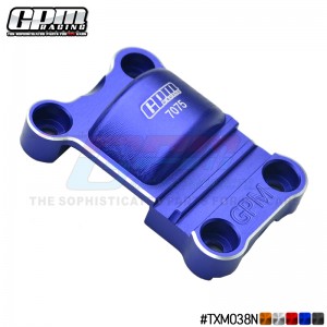 GPM TXM038N ALUMINIUM REAR GEAR COVER 7787 TRAXXAS 1/5 X-MAXX 6S 8S 77076-4 77086-4 / 1/6 XRT 8S 78086-4 - BLUE - TXM038N-B