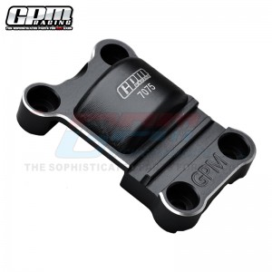 GPM TXM038N ALUMINIUM REAR GEAR COVER 7787 TRAXXAS 1/5 X-MAXX 6S 8S 77076-4 77086-4 / 1/6 XRT 8S 78086-4 - BLACK - TXM038N-BK