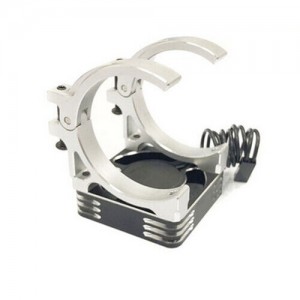 Aluminum Motor Heatsink Cooling Fan 40mm x 40mm For 1/10 RC TAMIYA Car - HSM4040/SI