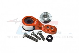 GPM SH025TM2SN ALUMINIUM 6061-T6 HI-TORQUE SERVO SAVER 25T SPLINE OUTPUT SHAFT 1/10 RC CAR - SH025TM2SN-OR