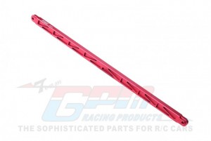 GPM MAF025N ALUMINUM 7075-T6 CHASSIS BRACE ARA320502 ARRMA 1/7 4WD LIMITLESS V2 / INFRACTION BASH TRUCK - RED - MAF025N-R