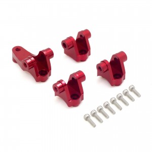 ALUMINUM FRONT / REAR AXLE MOUNT SET FOR SUSPENSION LINKS 8227 1/10 TRAXXAS TRX-4 CRAWLER - TRX-8227/RE