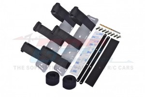 GPM XRT0126 ALUMINUM 7075-T6 BATTERY HOLD-DOWN SET TRAXXAS 1/6 4WD XRT MONSTER 8S 78086-4 - SILVER - XRT0126-S