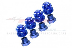 GPM MAKX010A ALUMINUM 7075-T6 WHEEL LOCK HEX ADAPTER ARA310929 ARRMA 1/5 4WD KRATON / OUTCAST 8S - BLUE - MAKX010A-B