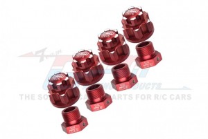 GPM MAKX010A ALUMINUM 7075-T6 WHEEL LOCK HEX ADAPTER ARA310929 ARRMA 1/5 4WD KRATON / OUTCAST 8S - RED - MAKX010A-R