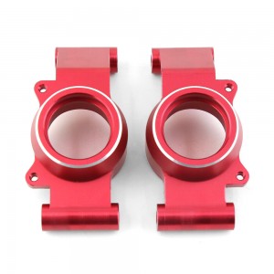 ALUMINUM REAR KNUCKLE ARMS 7752 For 1/5 RC TRAXXAS X-MAXX XMAXX 6S 8S MONSTER - RED - TRX-7752/RE