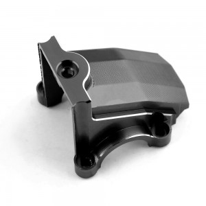 Aluminum Front / Rear Differential Housing Gearbox Cover 7780 Traxxas 1/5 X-Maxx / 1/6 XRT - BLACK - TRX-7780/BK