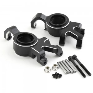 Aluminum Front Steering Block 7737 TRAXXAS 1/5 4WD X-MAXX 6S 8S MONSTER TRUCK - BLACK - TRX7737/BK