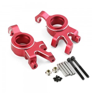 Aluminum Front Steering Block 7737 TRAXXAS 1/5 4WD X-MAXX 6S 8S MONSTER TRUCK - RED - TRX7737/RE