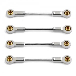 Aluminum Full Chassis Suspension Link Rod Pull Rod Kyosho MINI-Z 4X4 SUZUKI Jimny Sierra - MX01-03