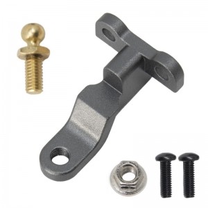Aluminum Rear Bumper Tow Trailer Hook 1/18 TRAXXAS TRX4-M RC Crawler Car 97054-1 - DEEP GRAY - TRX-9795R/DG
