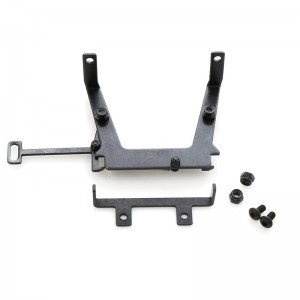 Stainless Steel Front Body Fixing Buckle 1/14 Tamiya Tractor Trailer Scania Actros MAN - TRA-010/BK