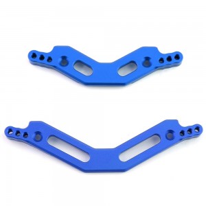 ALUMINUM FRONT & REAR DAMPER MOUNT ARRMA 1/10 4WD GRANITE BIG ROCK SENTON 4X4 3S BLX - BLUE - MAG02830/BU