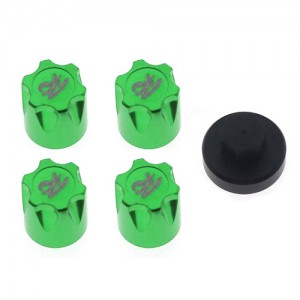 Aluminum M4 1.9 2.2 Inch Nut Wheel Rim Cap For 1/10 RC Crawler TRAXXAS TRX-4 AXIAL AX10 SCX10 ROCK TRUCK - WNM401/GR