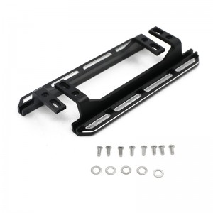 Aluminum Sliders Side Pedal 8219 For 1/10 RC Traxxas TRX4 2021 Ford Bronco 92076-4 - BLACK - TRX8219/BK