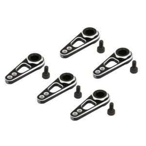 Aluminum Double Hole Servo Arm Horn - 25T For 1/10 RC Power HD FUTABA Power HD - AS-SH02/BK5