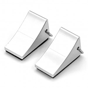 Crawler Accessories Aluminum Wheel Blocks Tyre Stopper For 1/10 TRAXXAS TRX-4 AXIAL SCX10 CRAWLER - SILVER - AS-SS01/SI