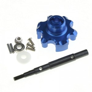 Aluminun Trasmission Cush Drive Housing With Drive Shaft 1/5 Traxxas X-Maxx 6S 8S Monster - BLUE - RS-TXM8035S/BU