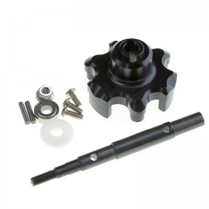 Aluminun Trasmission Cush Drive Housing With Drive Shaft 1/5 Traxxas X-Maxx 6S 8S Monster - RS-TXM8035S/BK